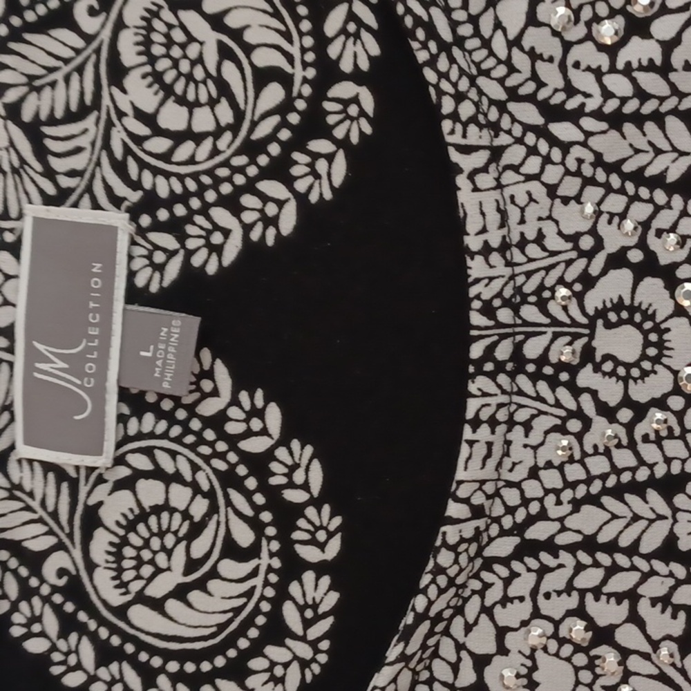 JM Collection womens L top - Picture 4 of 5